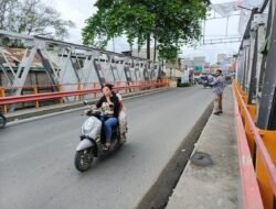 Plat Besi dan Ratusan Baut Dicuri, Jembatan Tanjung Pura Rawan Ambruk