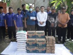 Rumah Ngadirun Terbakar, Ricky Anthony Hadir Bawa Bantuan